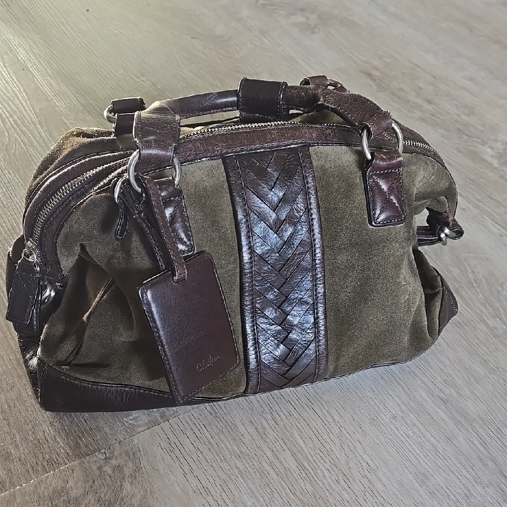 Cole Haan Green and Brown Bag